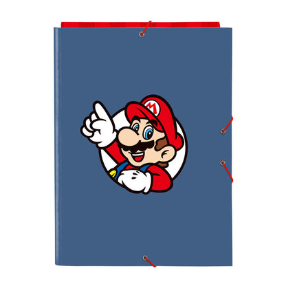a4 folder with flaps super mario
