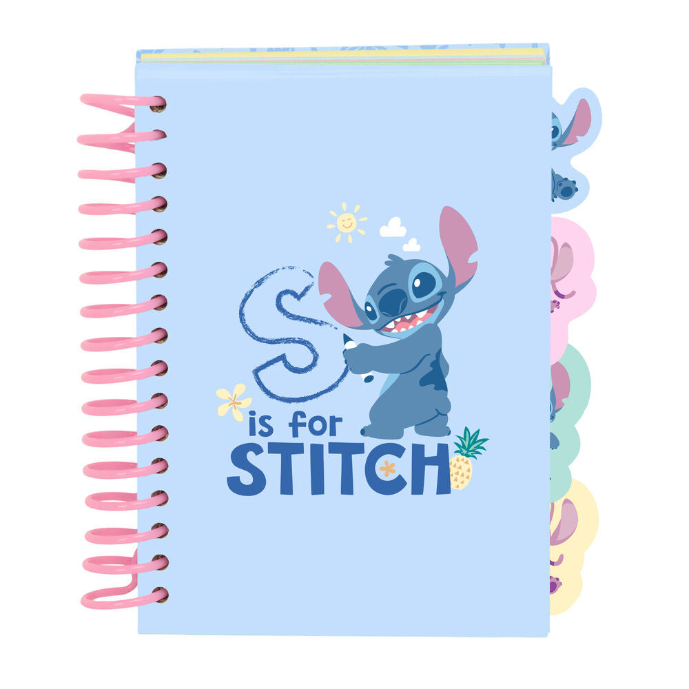 a6 stitch disney notebook