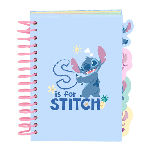 a6 stitch disney notebook