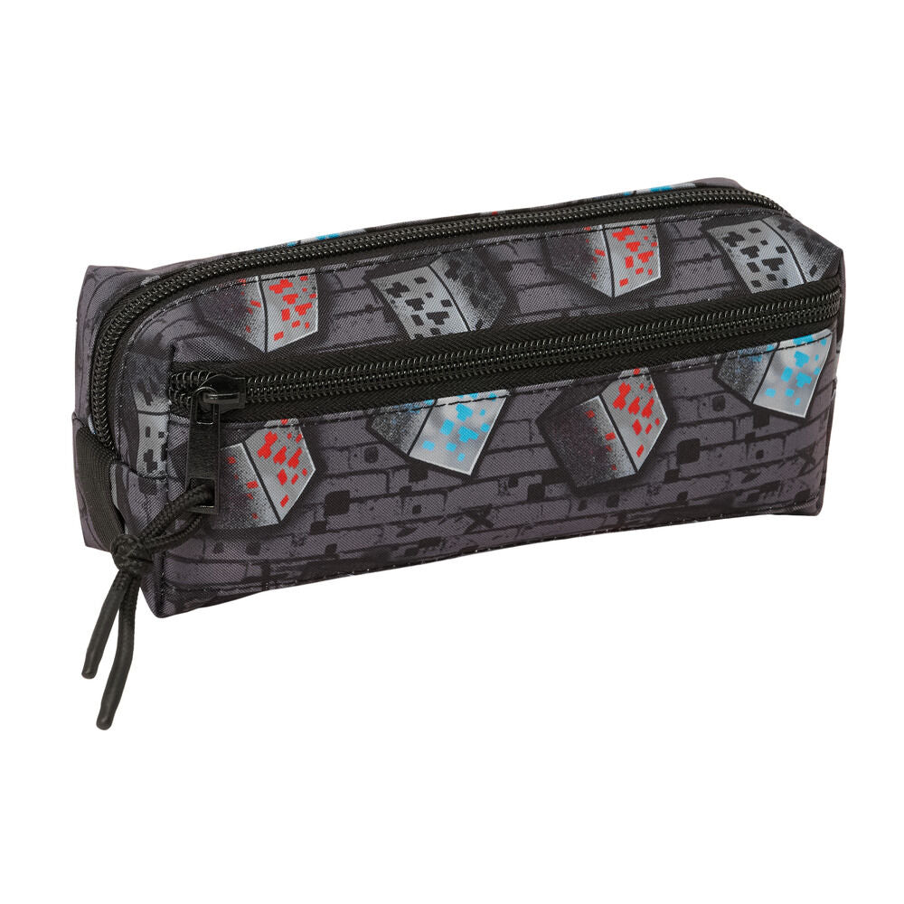 Graffiti Minecraft triple pencil case