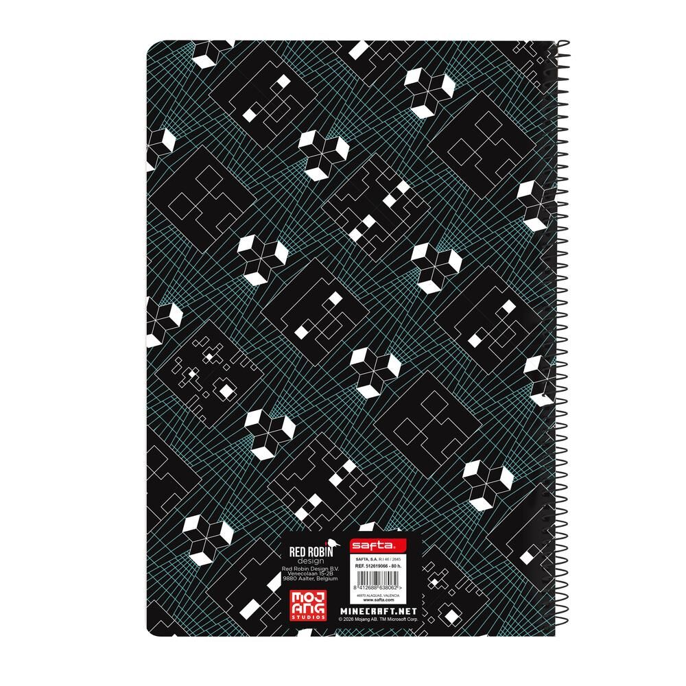Carnet Minecraft à écran A4 (Assortiment)