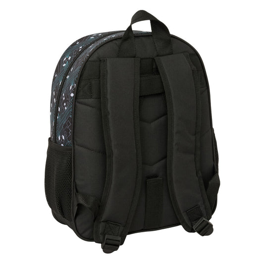 Mochila Minecraft com tela ajustável de 38 cm