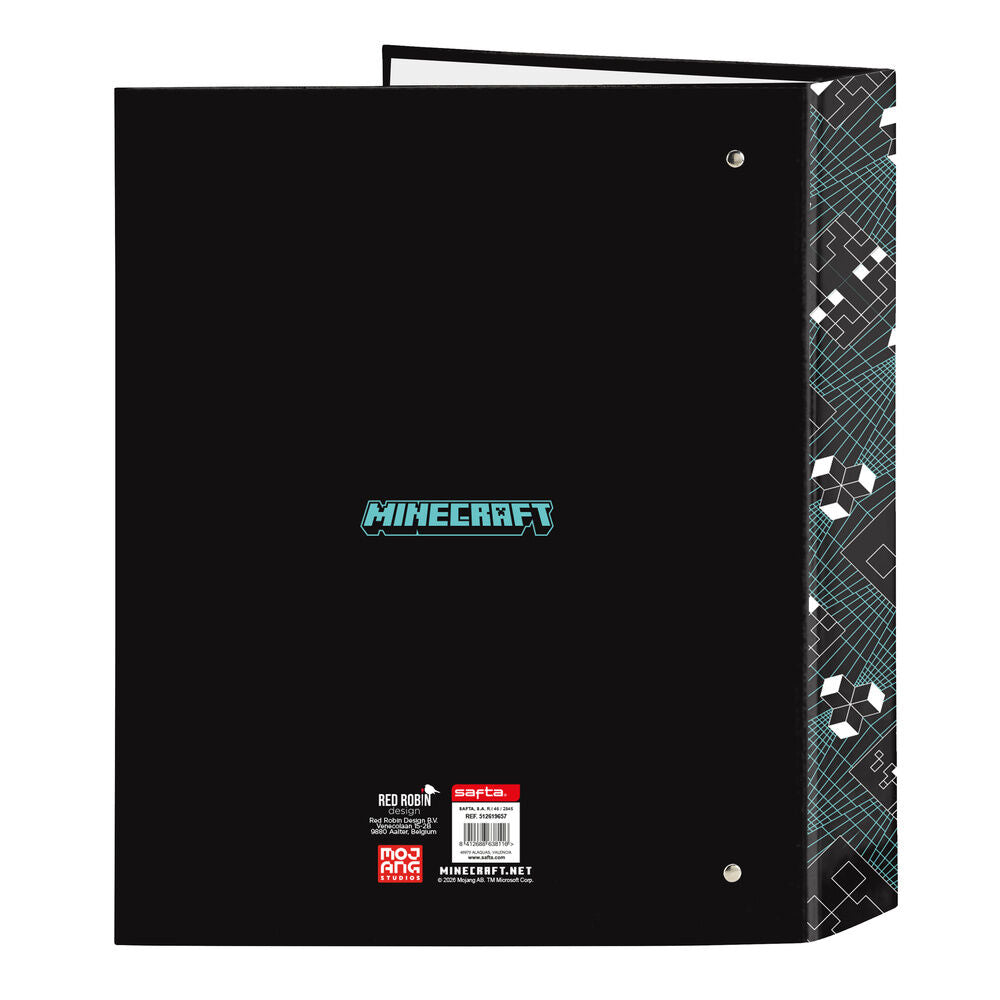 A4 ring binder Screen Minecraft