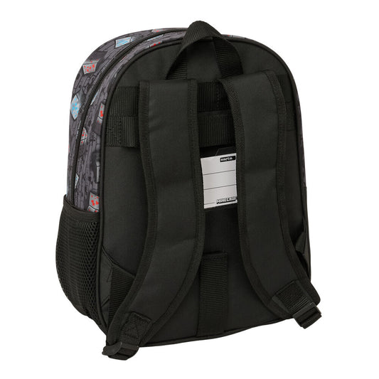 Mochila Graffiti Minecraft 34cm adaptável