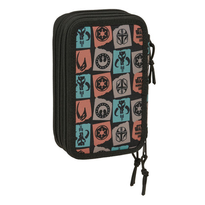 Mandalorian & Grogu Star Wars triple pencil case 37pcs