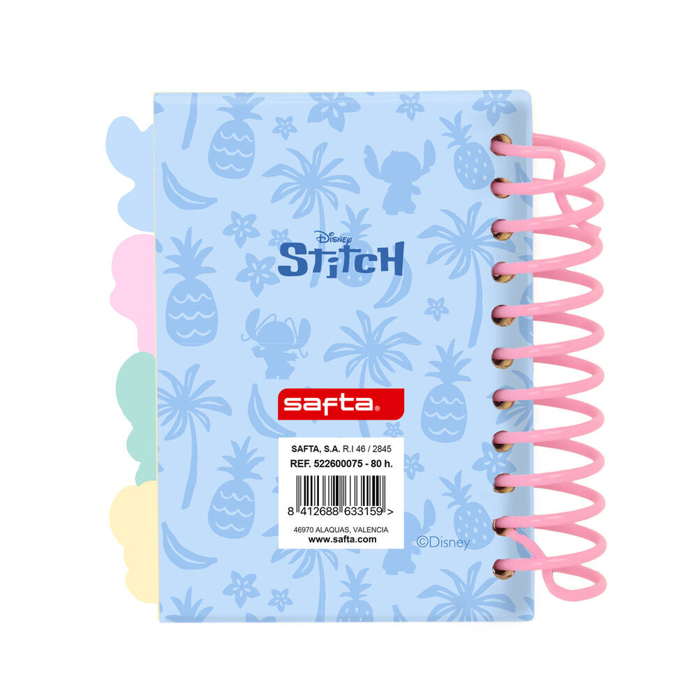 Cuaderno A7 de Stitch de Disney