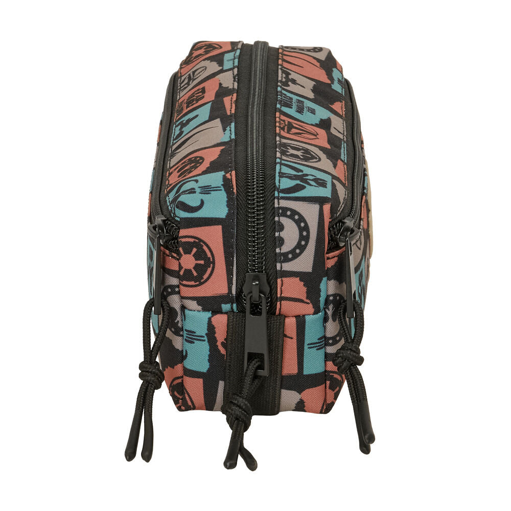 Mandalorian & Grogu Star Wars triple pencil case