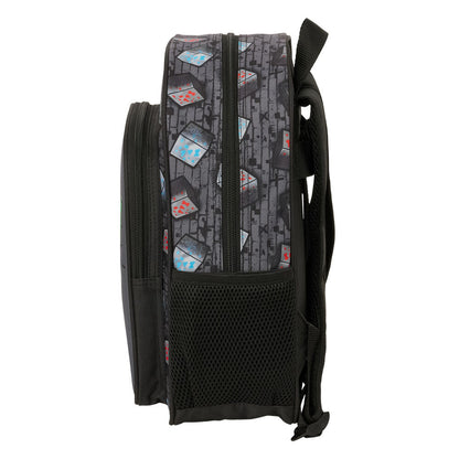 Mochila Graffiti Minecraft 34cm adaptável