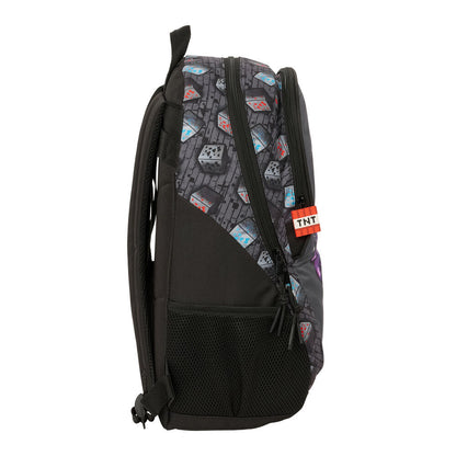 Mochila Graffiti Minecraft 44cm adaptável