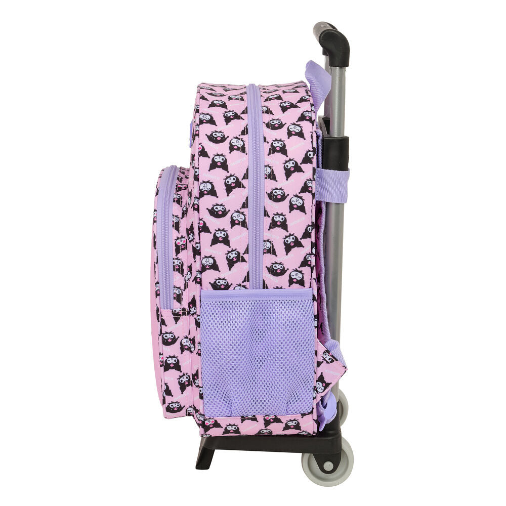 Kuromi Hello Kitty trolley rimovibile da 34 cm