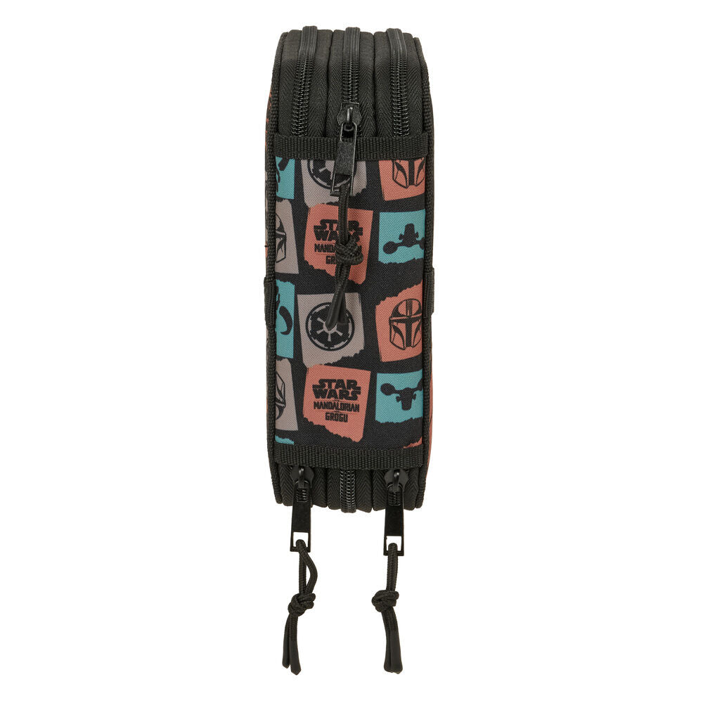 Mandalorian & Grogu Star Wars triple pencil case 37pcs