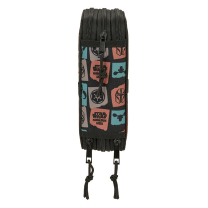 Mandalorian & Grogu Star Wars triple pencil case 37pcs