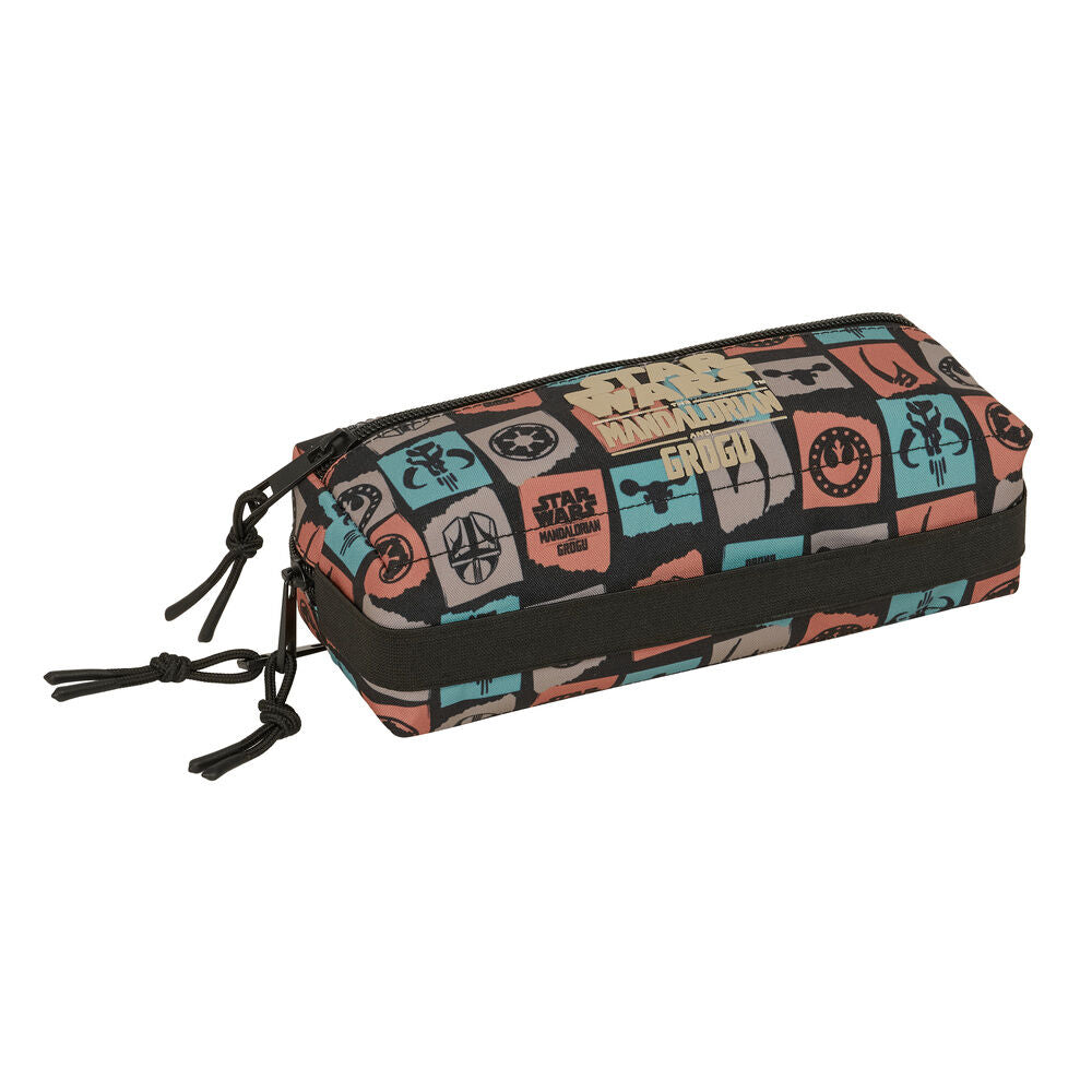 Mandalorian & Grogu Star Wars triple pencil case