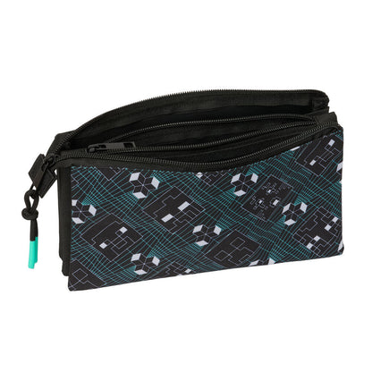 Screen Minecraft triple pencil case