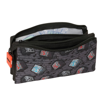Graffiti Minecraft triple pencil case
