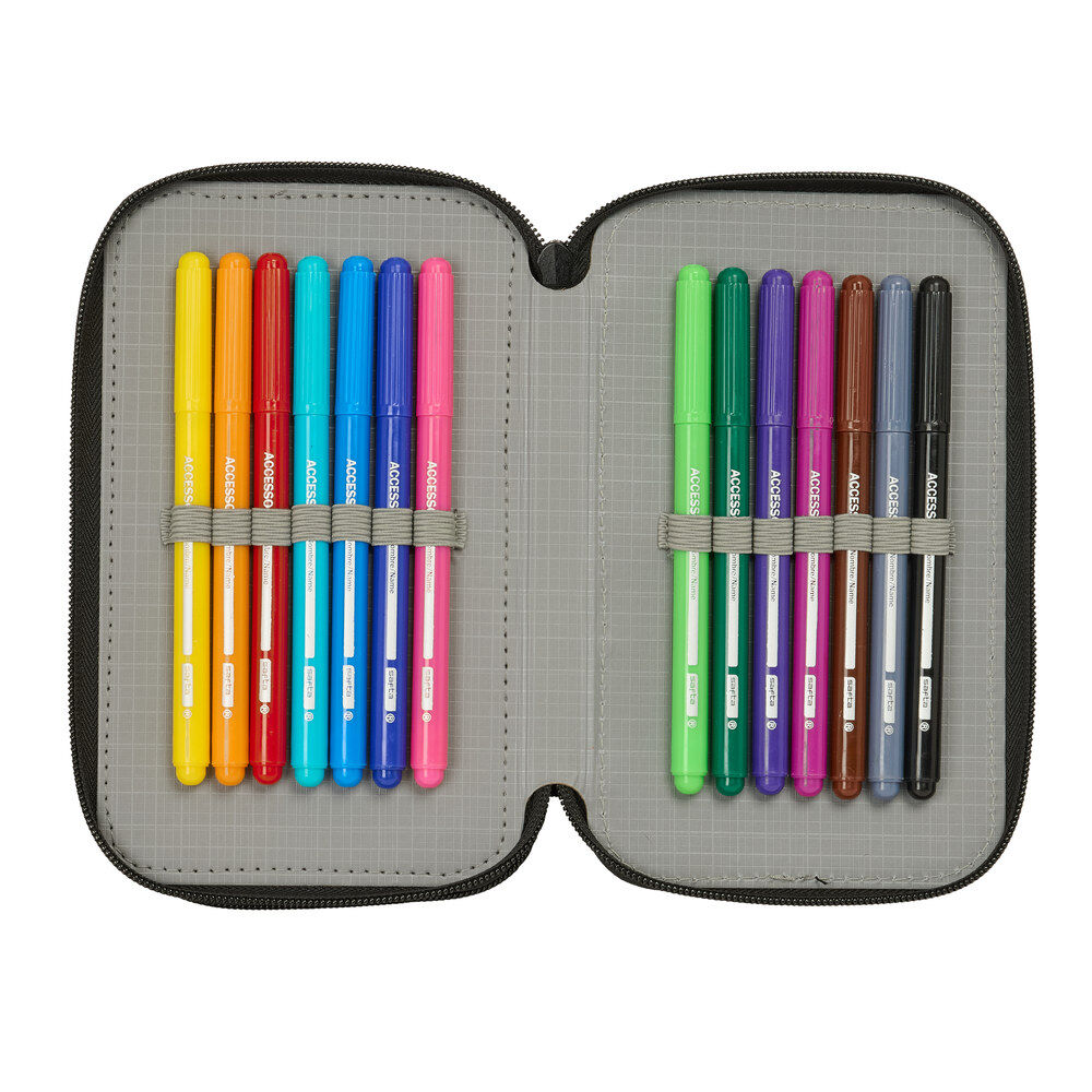 Mandalorian & Grogu Star Wars triple pencil case 37pcs