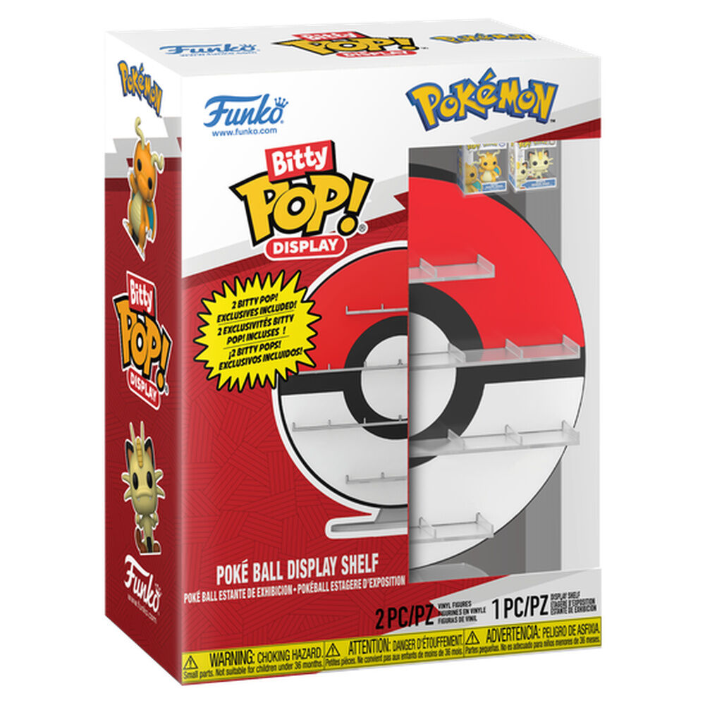 bitty pop pokemon poke ball display