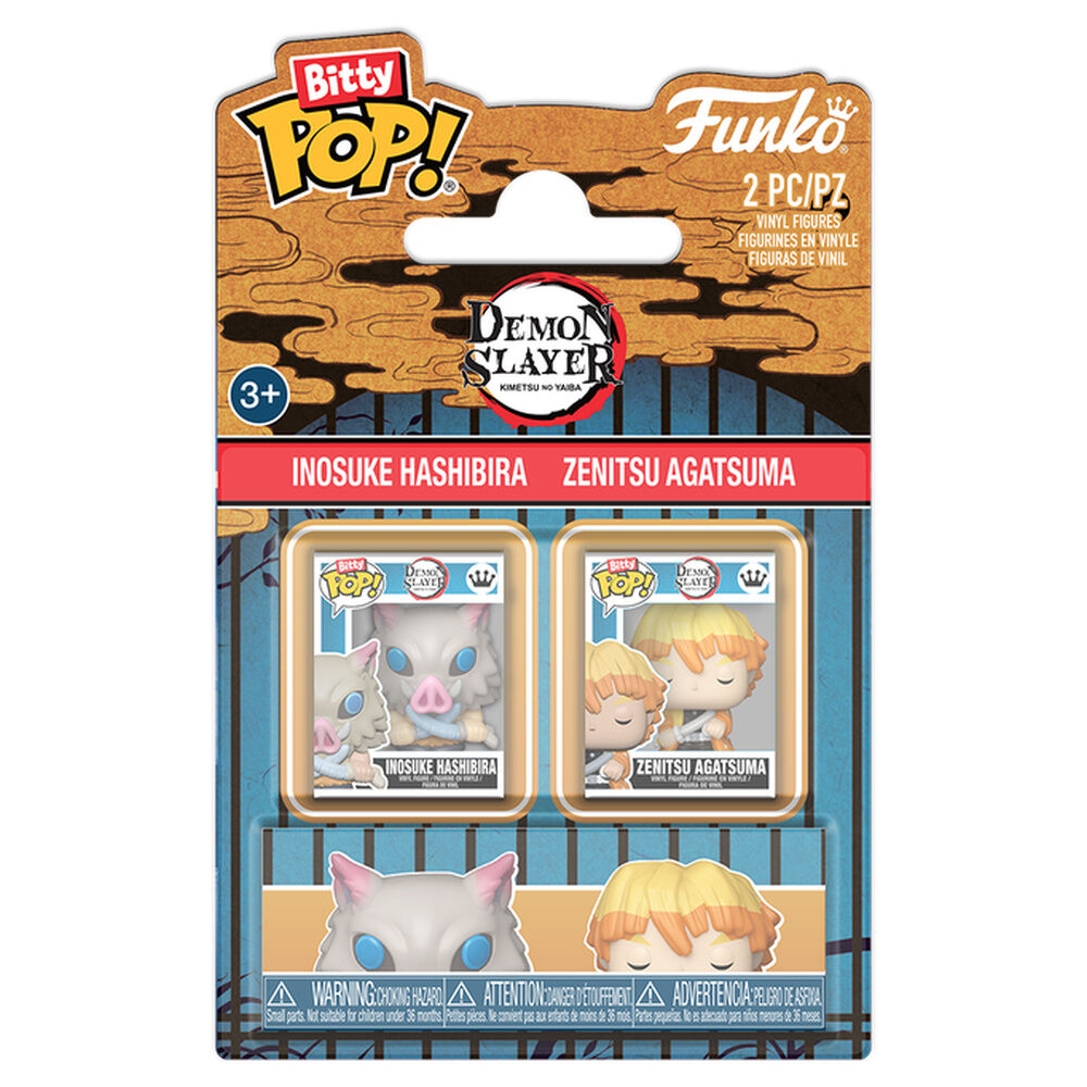 blister 2 bitty pop  demon slayer inosuke & zenitsu