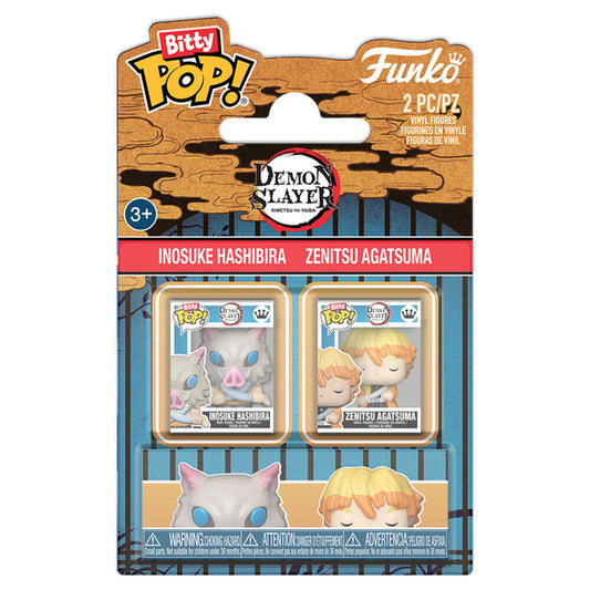 blister 2 bitty pop  demon slayer inosuke & zenitsu