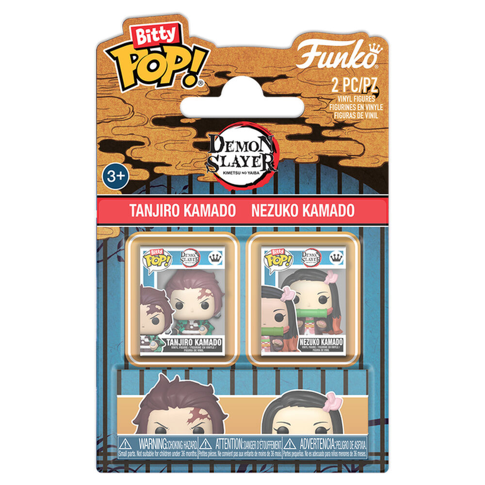 blister 2 bitty pop  demon slayer tanjiro & nezuko