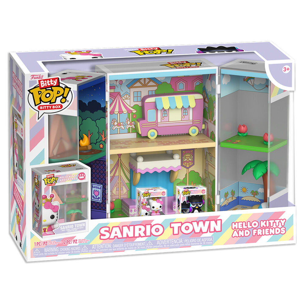 figure bitty pop boxes hello kitty and friends sanrio town