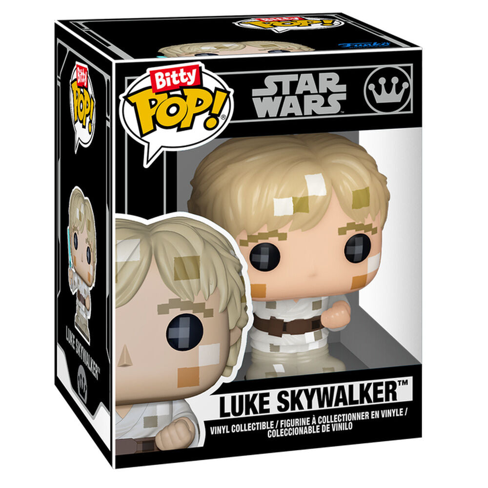 Figura Bitty POP Star Wars 8 Bit Luke Skywalker e estojo de arcade