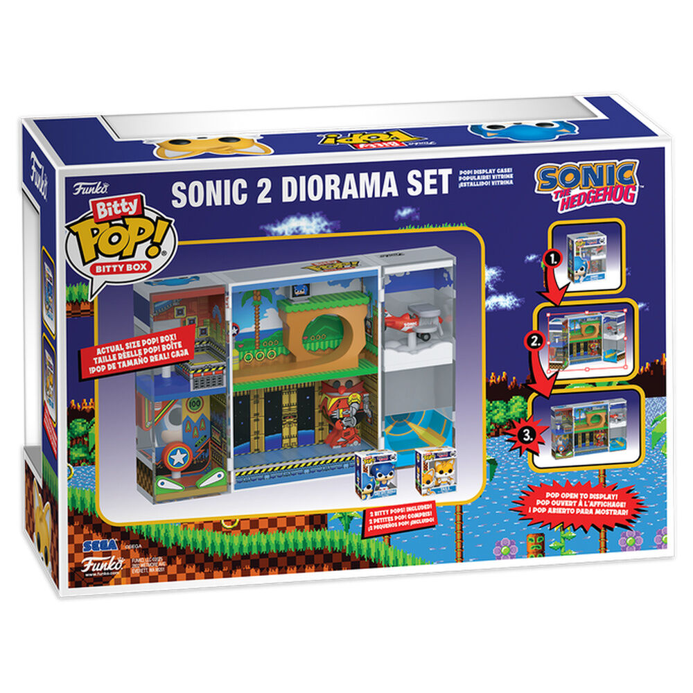 Figure Bitty POP Boxes Sonic The Hedgehog Sonic 2 diorama Set