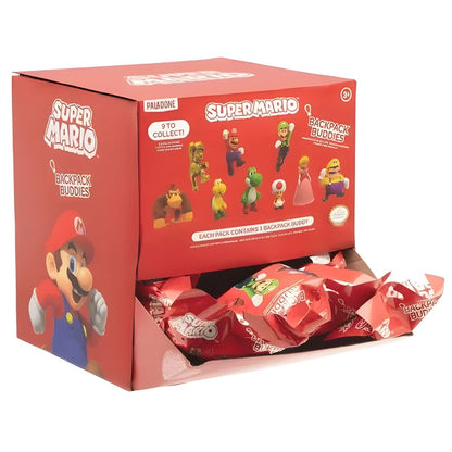 Conjunto Mystery Backpack Buddies Super Mario