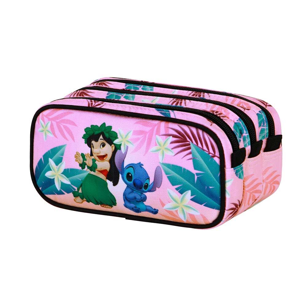 lilo & stitch disney triple pencil case