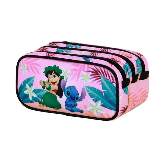 lilo & stitch disney triple pencil case