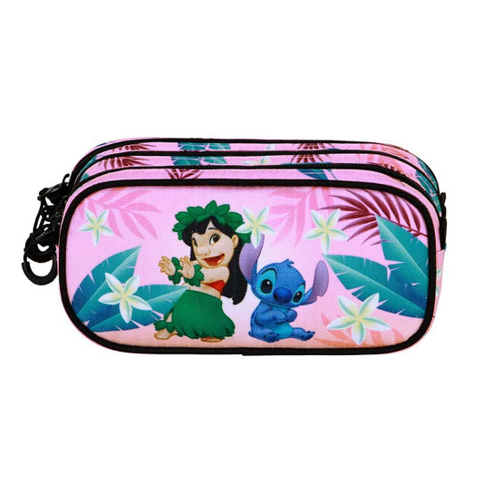 Estuche triple para lápices de Lilo & Stitch de Disney