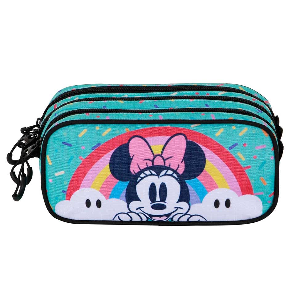 Minnie Mouse Disney Triple Pencil Case