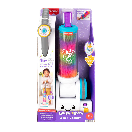 2 in 1 laugh & learn vacuum cleaner