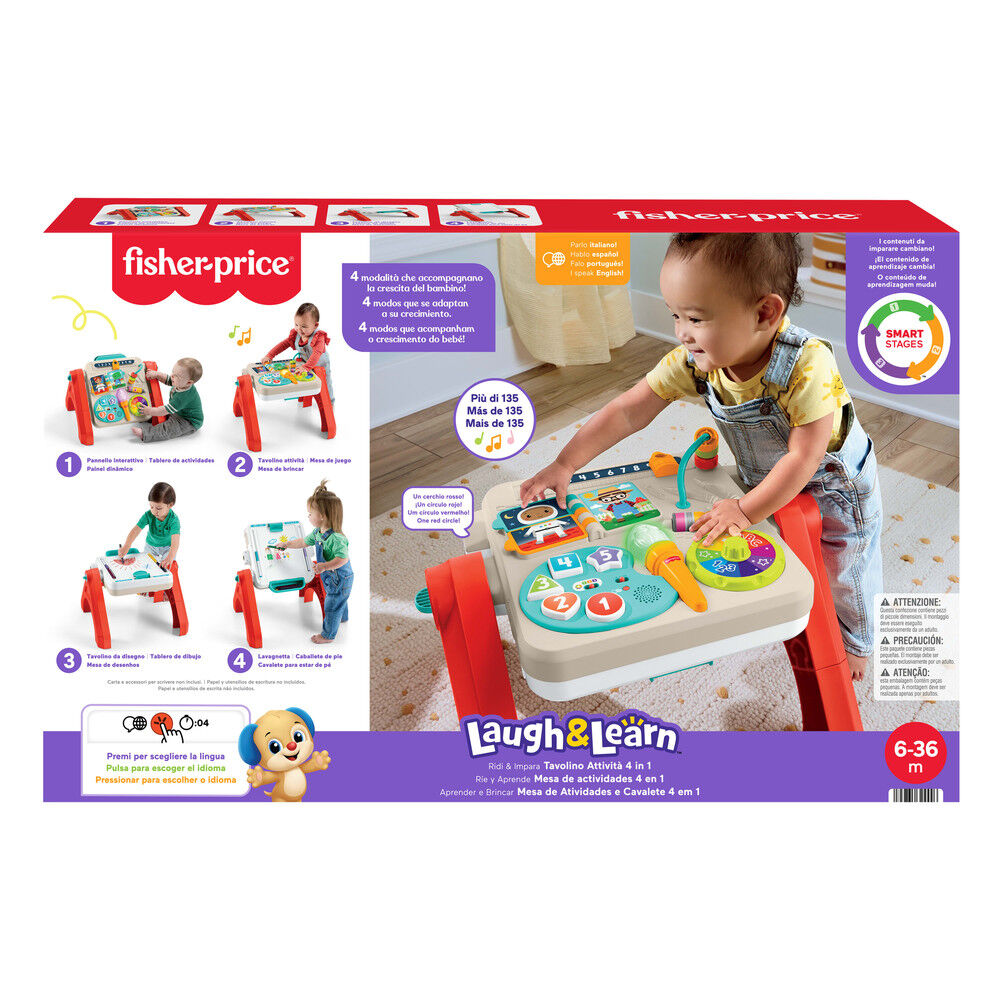 4 in 1 laugh & learn activity table
