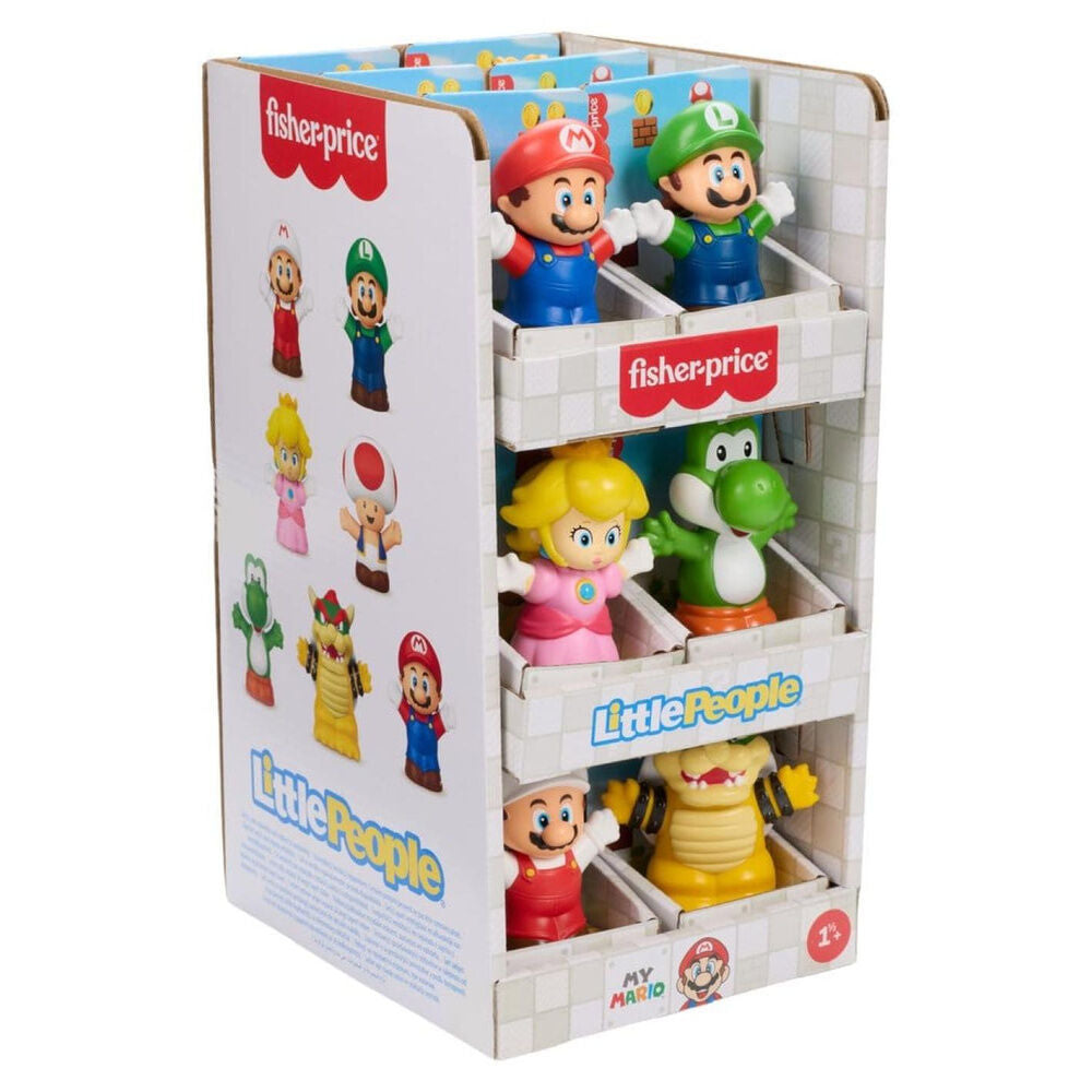 mario bros little people collector figure 7cm assorted
