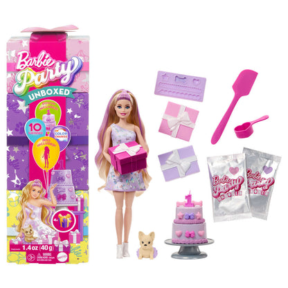 barbie party reveal doll assortment
