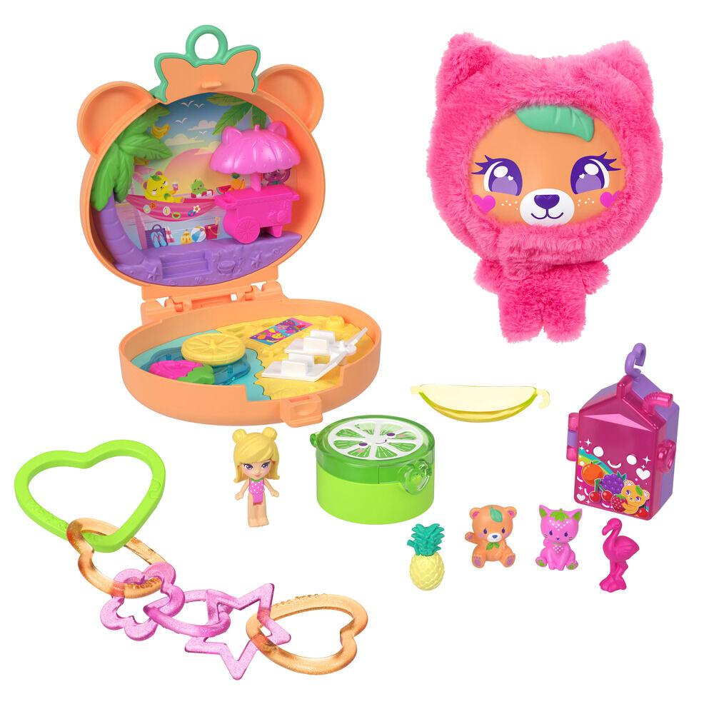 Estuche para lápices con forma de osito de peluche Polly Pocket