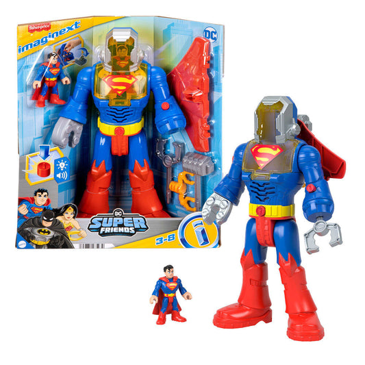 superman super friends figure dc comics imaginext 305cm