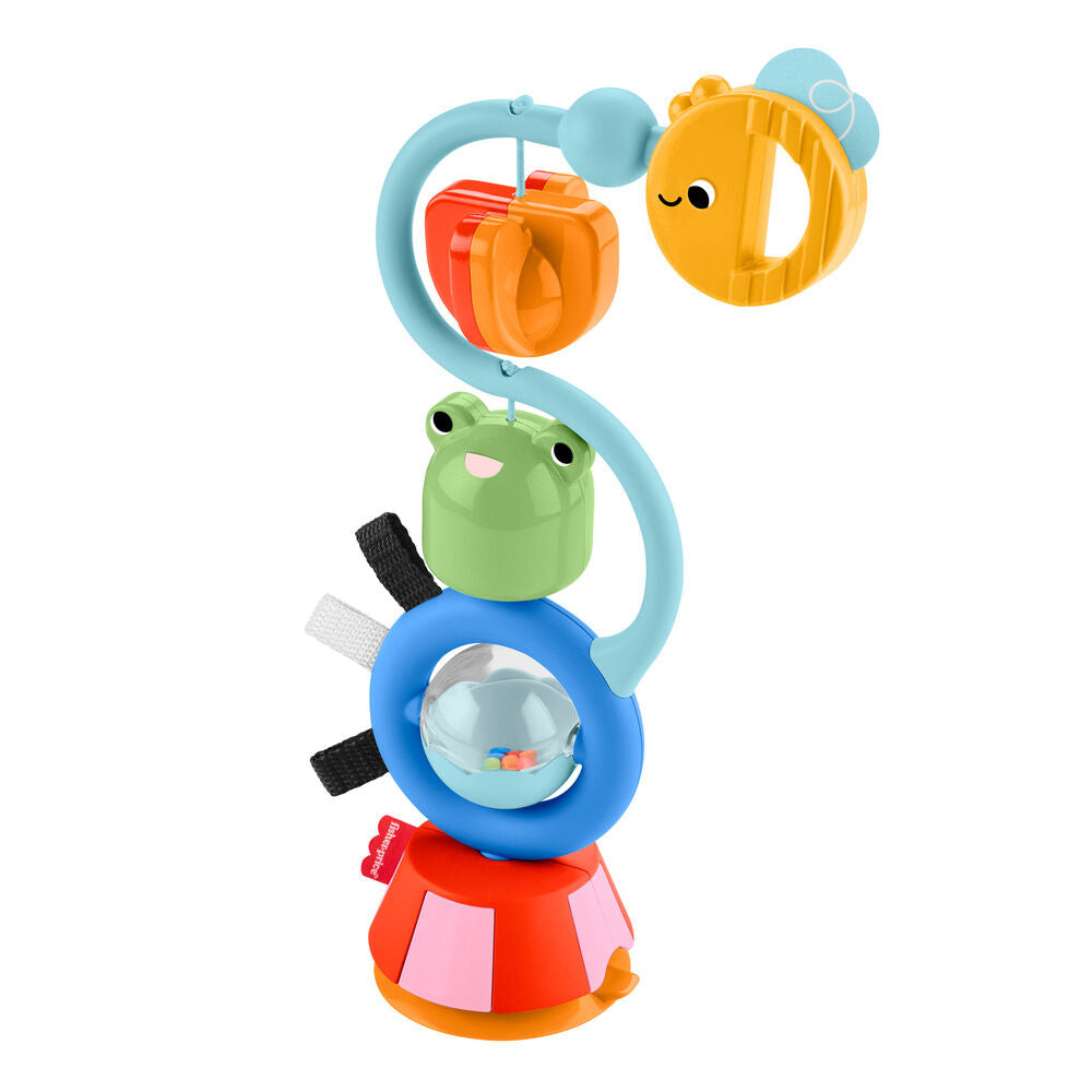 Chaise haute sensorielle avec jouets sonores
