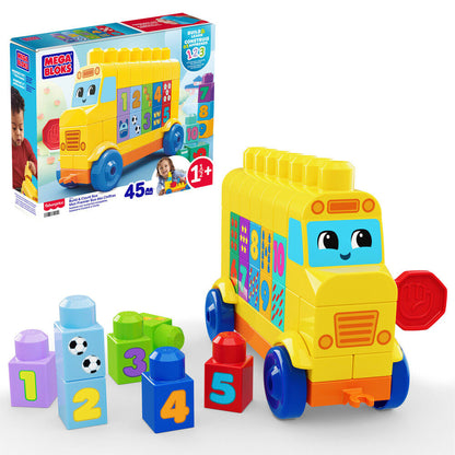 bus numbers interlocking mega bloks 45pcs