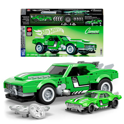 speed ​​68 custom camaro hot wheels construction set