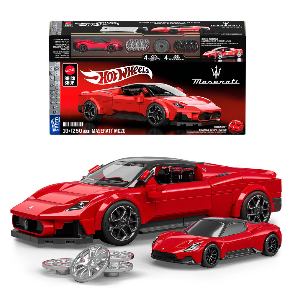 maserati mc20 hot wheels speed ​​construction set