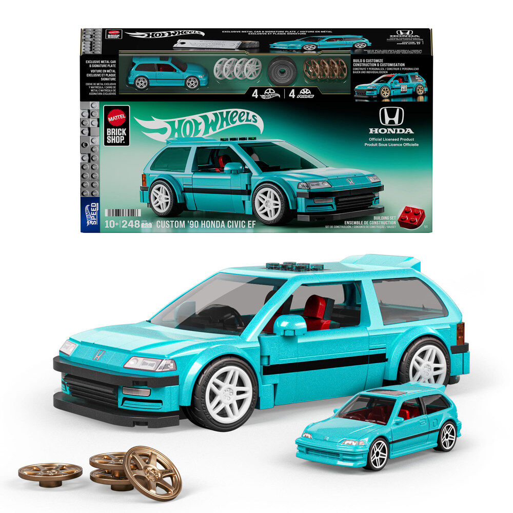 speed ​​construction set honda civic hot wheels