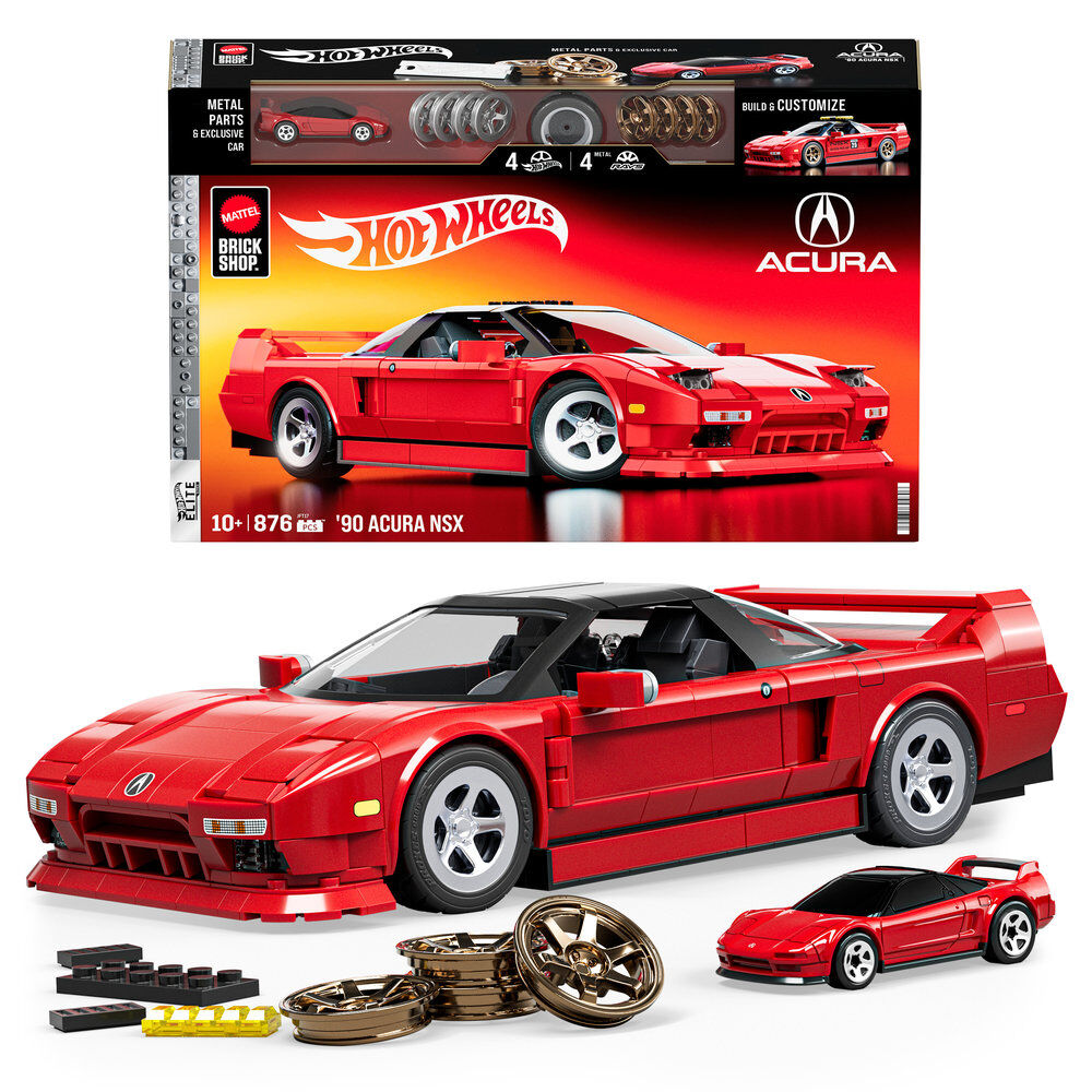 elite construction set acura nsx hot wheels