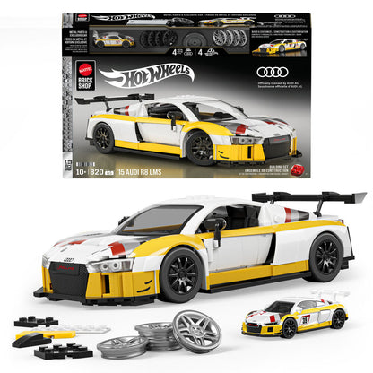 elite construction set audi r8 lms hot wheels
