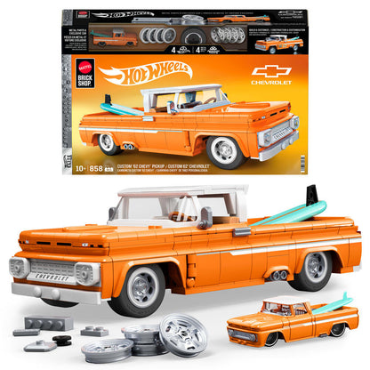 elite construction set 62 chevy pickup hot wheels