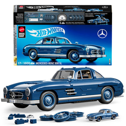 premium construction set mercedes 300sl hot wheels