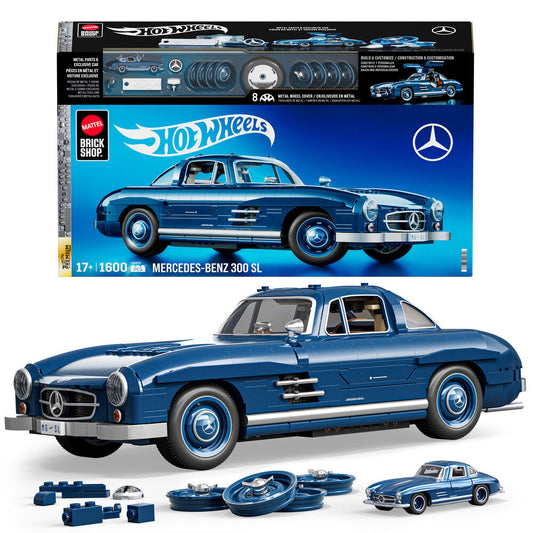 premium construction set mercedes 300sl hot wheels