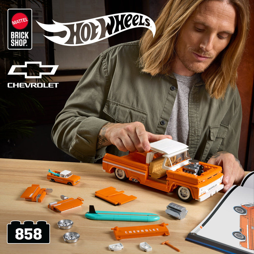 Conjunto de construção Elite 62 Chevy Pickup Hot Wheels