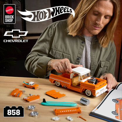 Conjunto de construção Elite 62 Chevy Pickup Hot Wheels